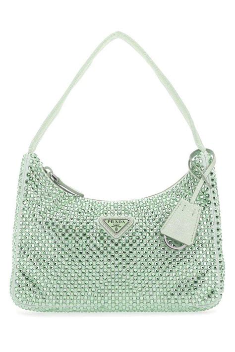 prada crystal bag green|prada crystal mini bag.